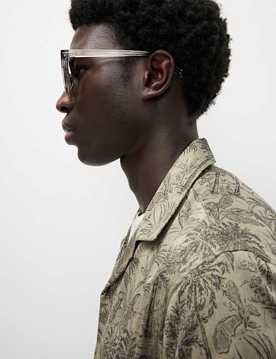 Pure Cotton Hawaiian Shirt