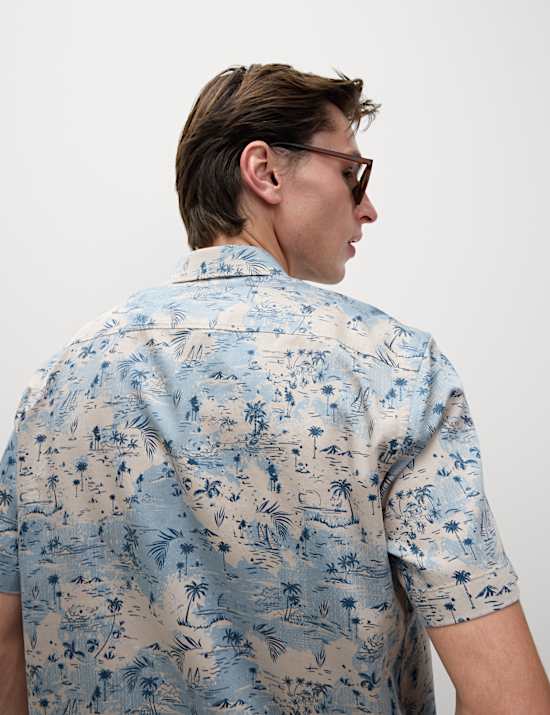 Pure Cotton Hawaiian Shirt