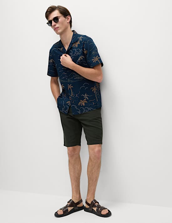 Easy Iron Pure Cotton Hawaiian Shirt