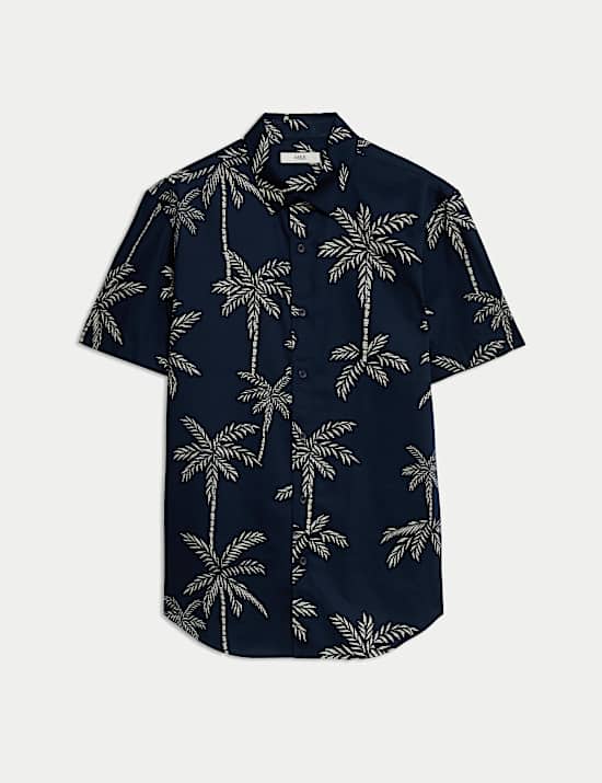Pure Cotton Hawaiian Shirt