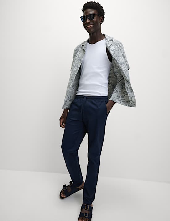 Regular Fit Cotton Rich Floral Short Sleeve Shirt