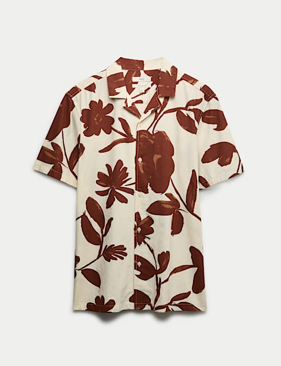 Regular Fit Pure Cotton Short Sleeve Shirt