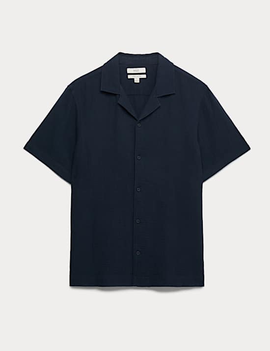 Pure Cotton Textured Shirt