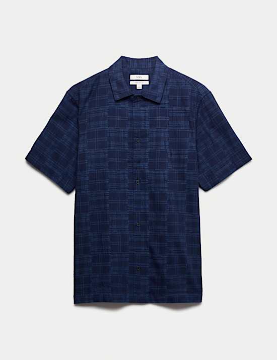 Gemakkelijk te strijken regular-fit overhemd van zuiver katoen