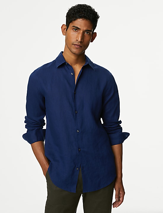 Pure Linen Regular Fit Shirt