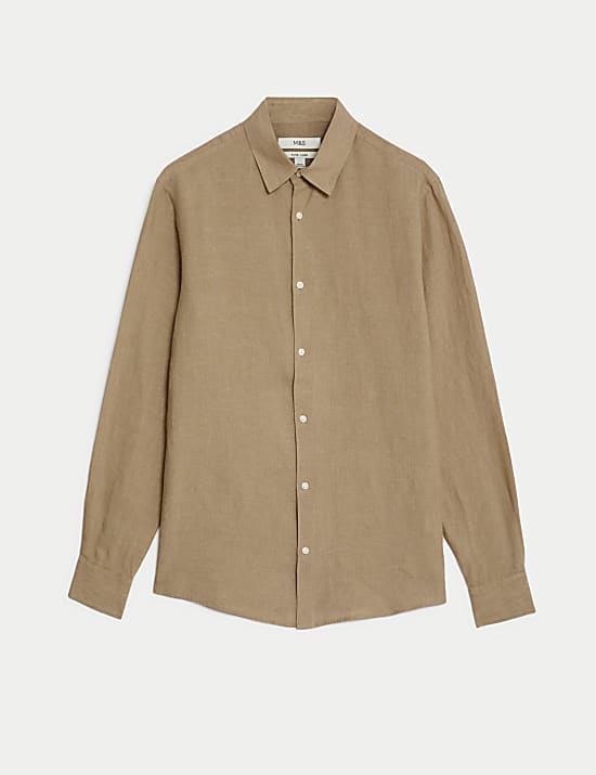 Pure Linen Regular Fit Shirt