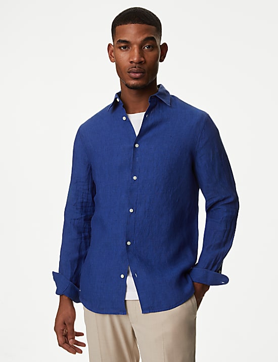 Pure Linen Regular Fit Shirt
