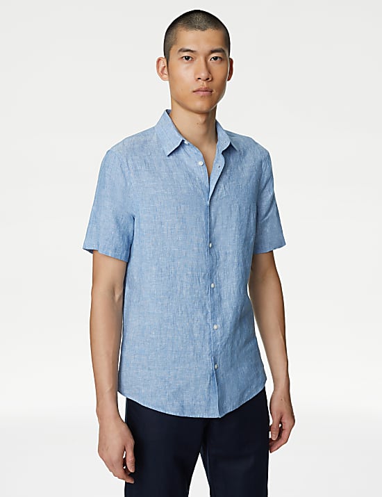 Easy Iron Pure Linen Shirt