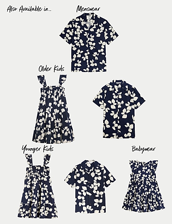 Easy Iron Linen Rich Floral Shirt