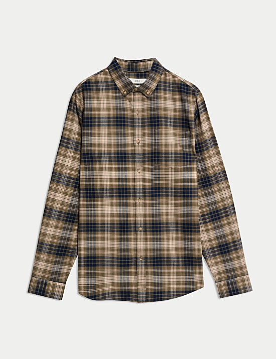 Chemise en flanelle 100&nbsp;% coton