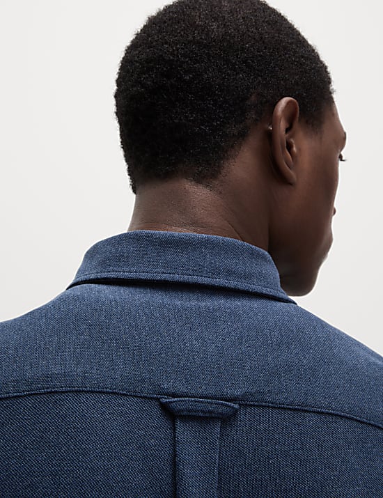 Pure Cotton Pique Shirt