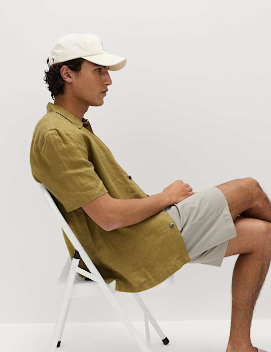 Pure Linen Short Sleeve Shirt