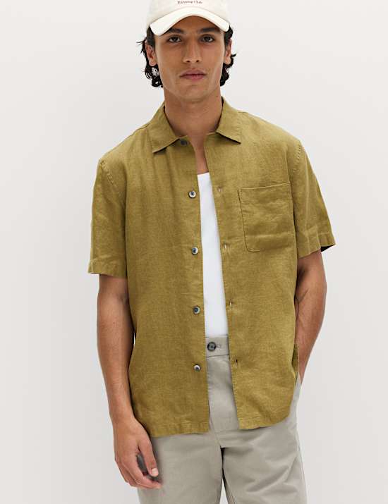 Pure Linen Short Sleeve Shirt