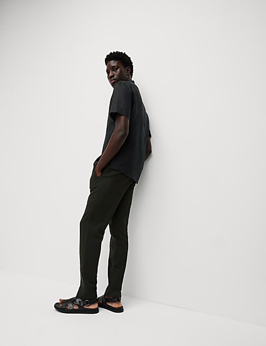 Schmal geschnittenes Hemd aus reinem Leinen