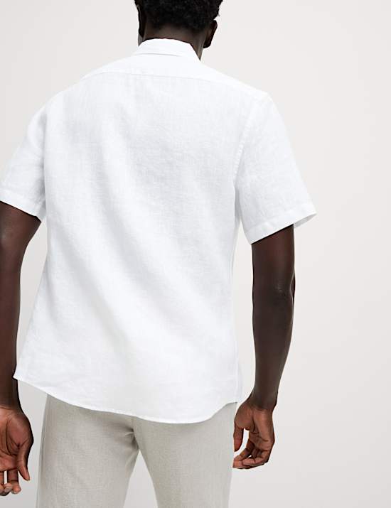 Schmal geschnittenes Hemd aus reinem Leinen