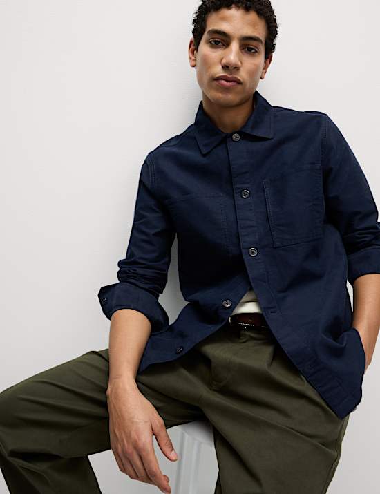 Cotton Rich Overshirt