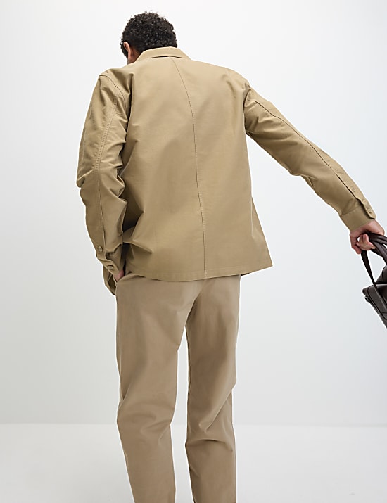 Cotton Rich Overshirt