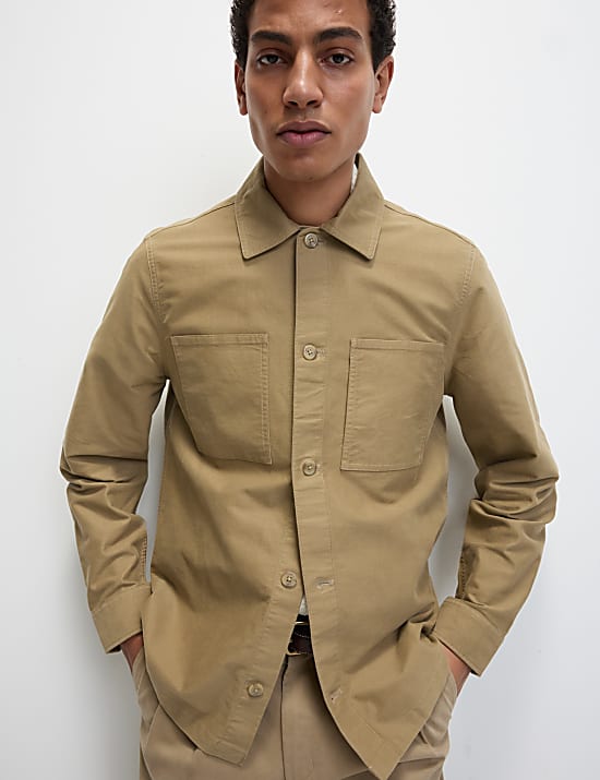 Cotton Rich Overshirt