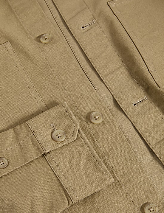 Cotton Rich Overshirt
