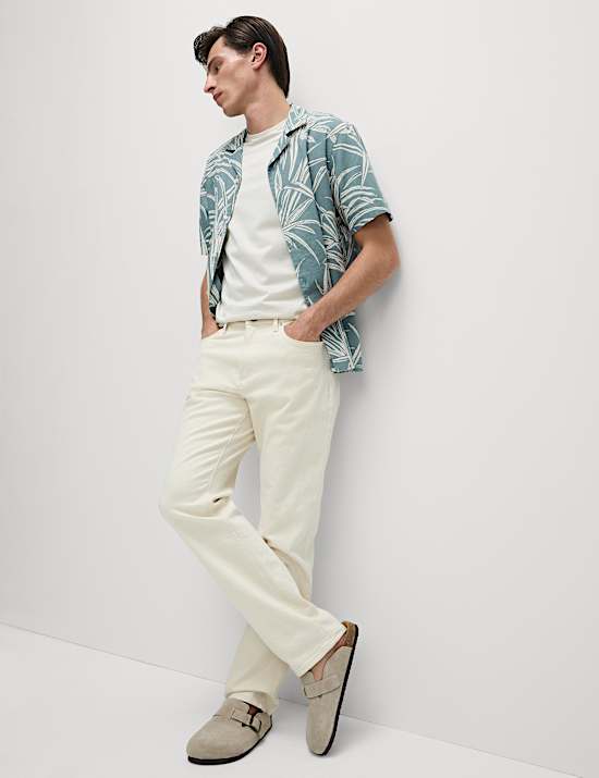 Linen Rich Hawaiian Shirt