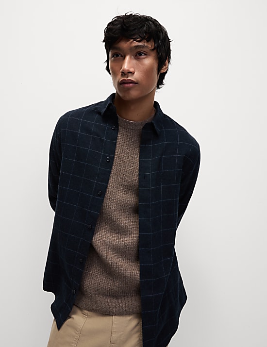 Pure Cotton Flannel Shirt