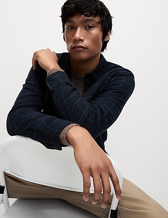 Pure Cotton Flannel Shirt