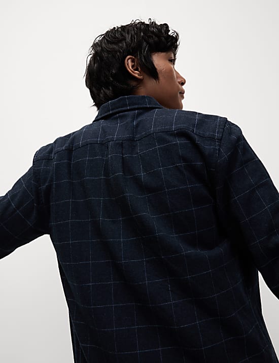 Pure Cotton Flannel Shirt