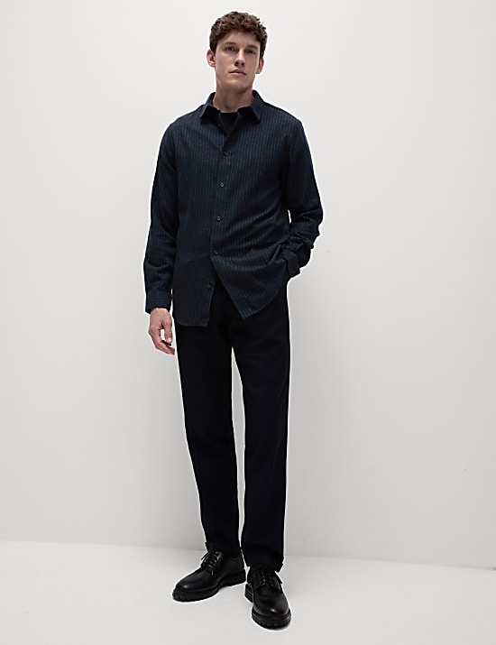 חולצת פלנל מכותנה טהורה