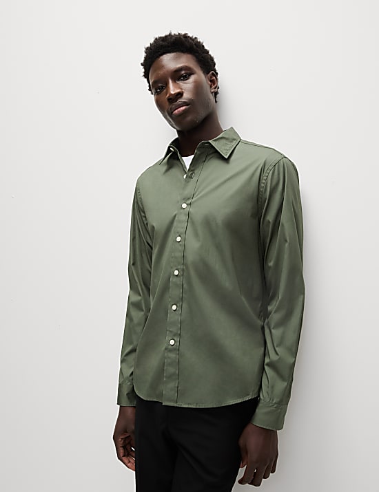 Easy Iron Pure Cotton Shirt