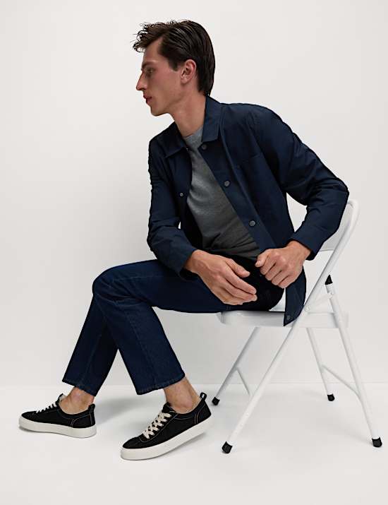 Pure Cotton Poplin Overshirt