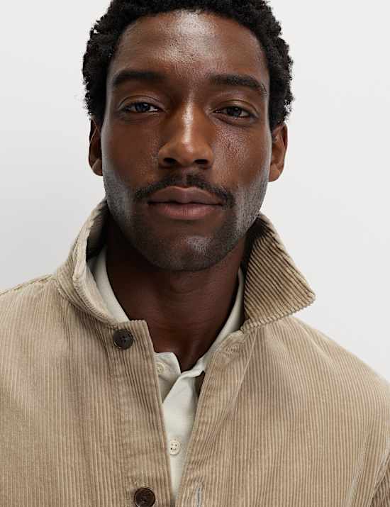 Surchemise en velours côtelé