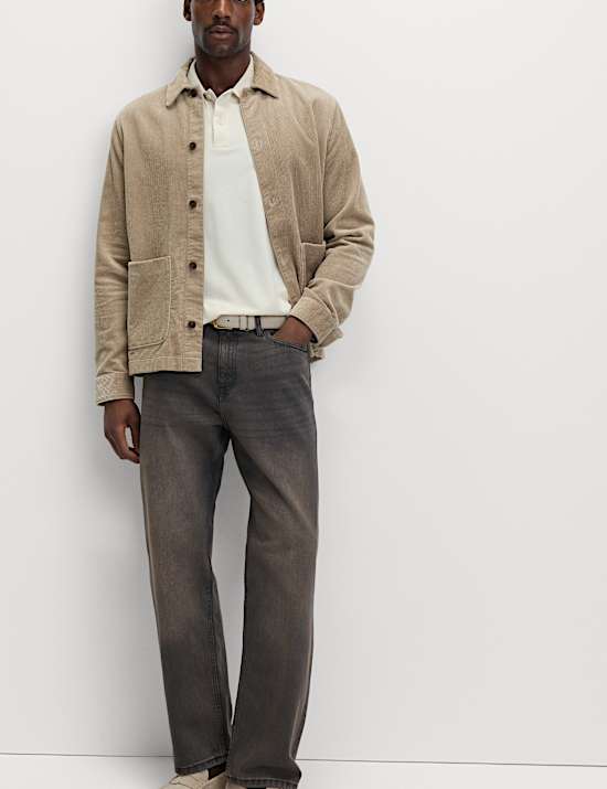 Surchemise en velours côtelé