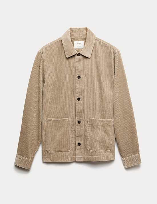 Surchemise en velours côtelé