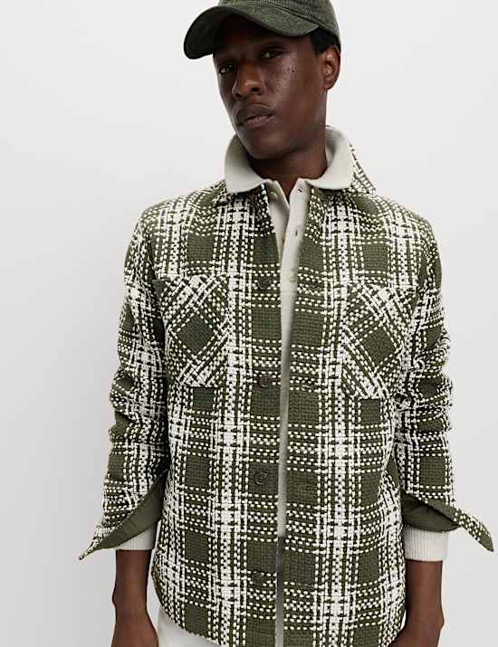 Checked Overshirt