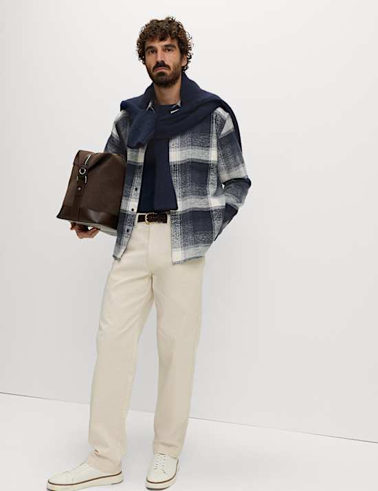 Pure Cotton Checked Flannel Shirt