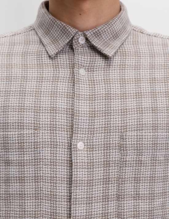 Pure Cotton Checked Flannel Shirt