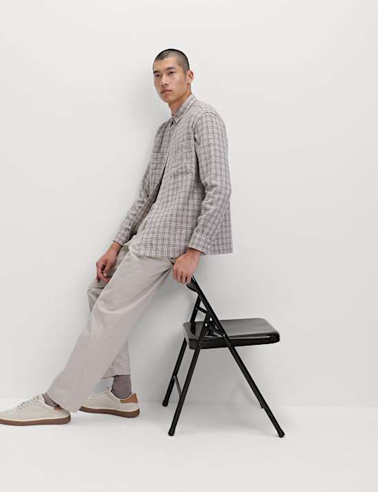 Pure Cotton Checked Flannel Shirt