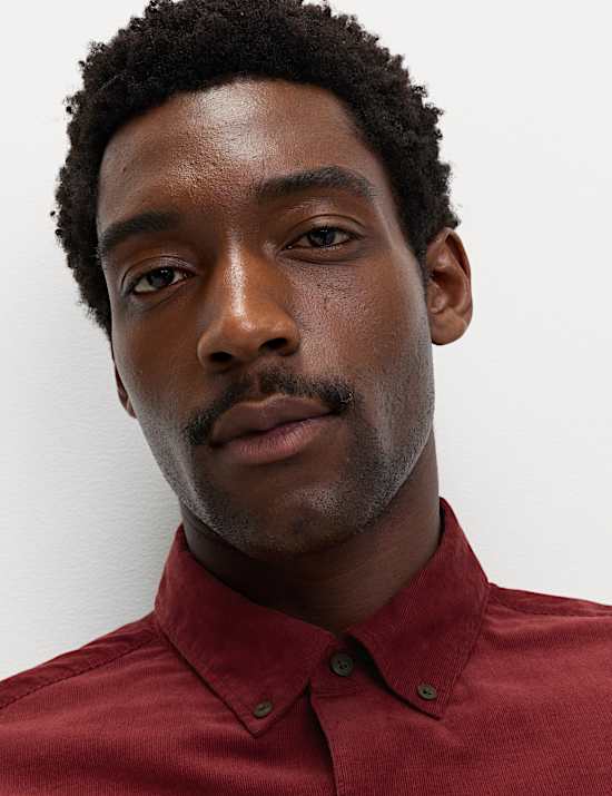 Pure Cotton Corduroy Shirt