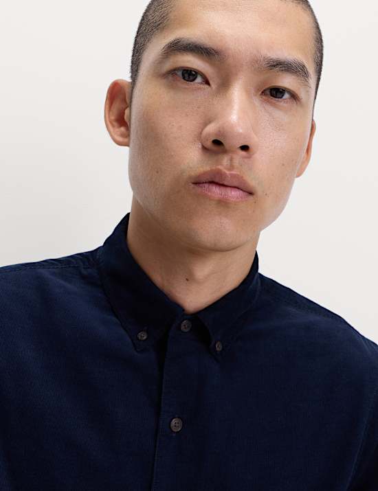 Pure Cotton Corduroy Shirt