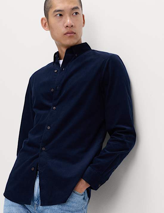 Pure Cotton Corduroy Shirt