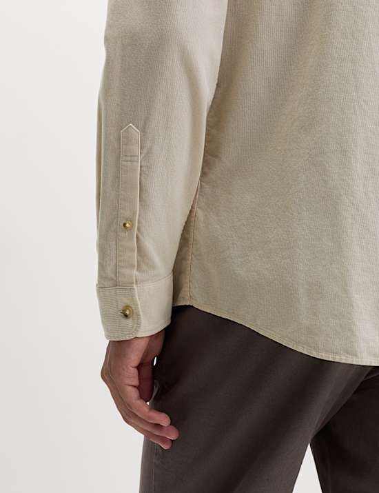 Pure Cotton Corduroy Shirt