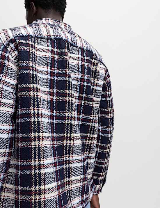Regular Fit Checked Overshirt