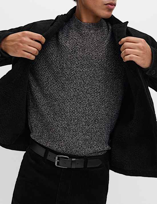 Cotton Rich Borg Lined Overshirt