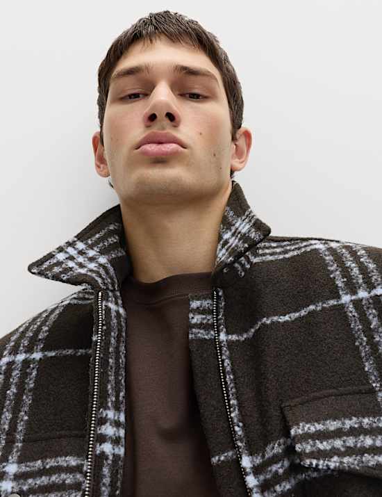 Checked Overshirt