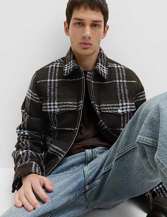 Checked Overshirt