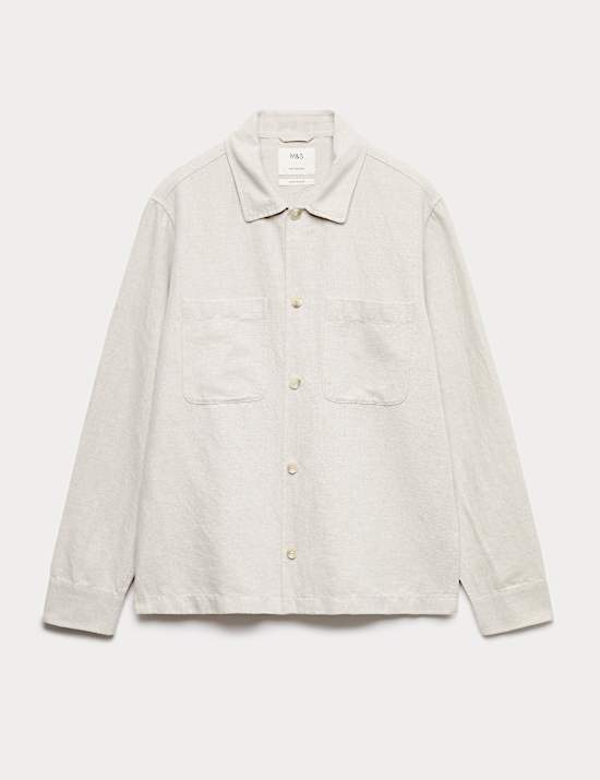 Linen Rich Overshirt