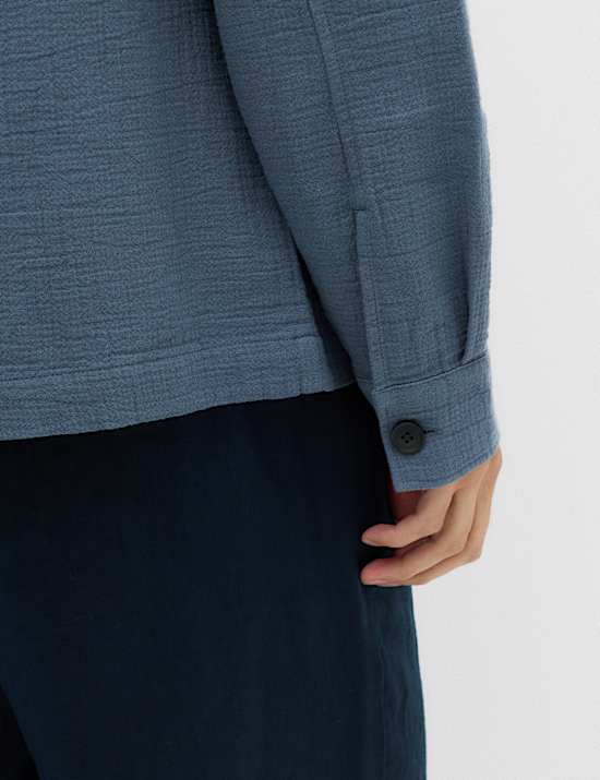 Pure Cotton Double Cloth Overshirt