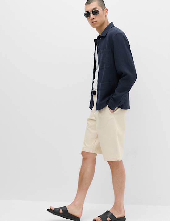 Pure Cotton Double Cloth Overshirt