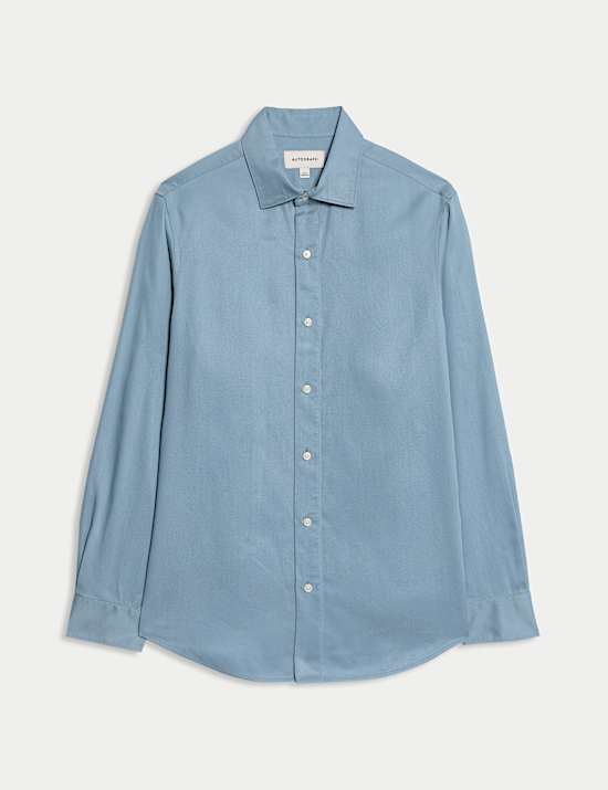 Regular Fit Easy Iron Long Sleeve Shirt