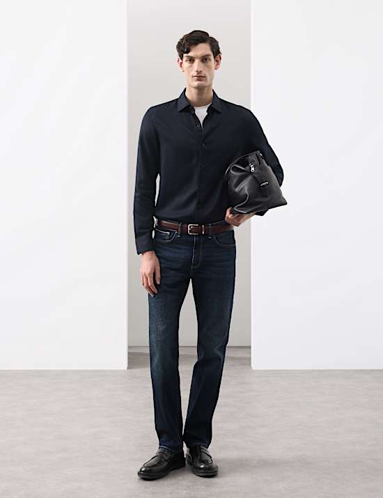 Regular Fit Easy Iron Long Sleeve Shirt